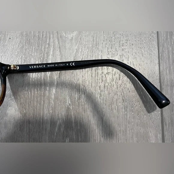 Versace Black and Brown Women's Glasses - Picture 6 of 6